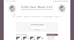 Desktop Screenshot of collavoce.com